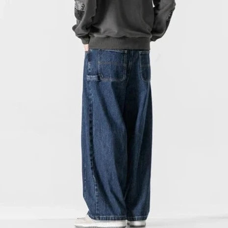 Denim Parachute Pants