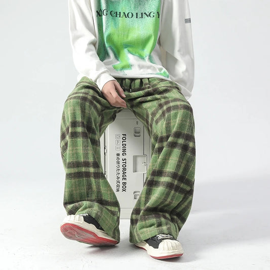 LazyBoy Plaid Pants