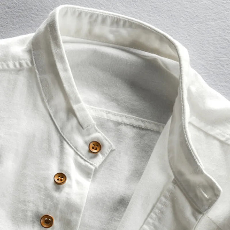 Cypress Linen Long-Sleeve Shirt