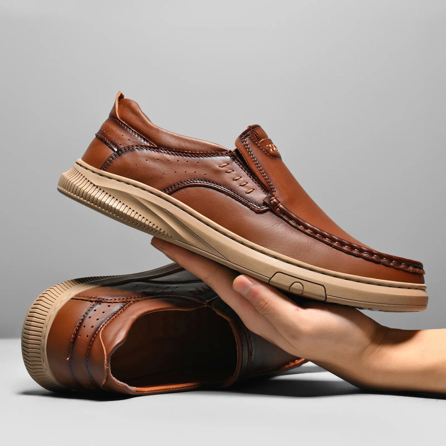 Dr. Urban's Leather Slip-Ons